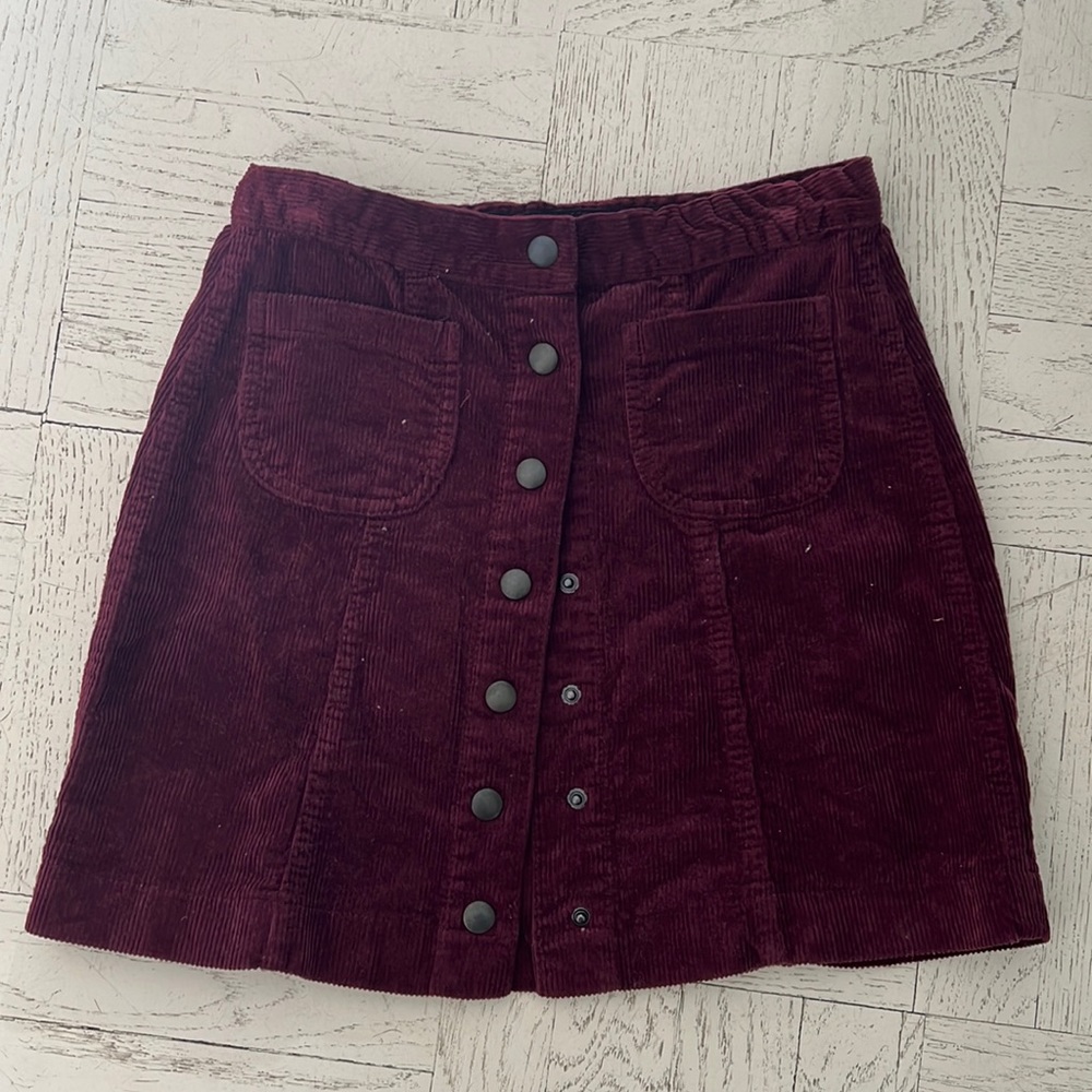 Corduroy skirt